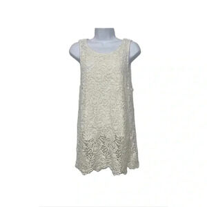 lucky brand cable knit sweater dress Lucky Brand Women's Ivory Cable Knit Sweater Dress Sz: L